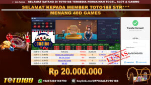 Bukti JP Kemenangan 48D GAMES 21 MAR 25