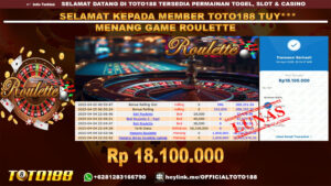 Bukti JP Kemenangan GAME ROULETTE 04 APR 25