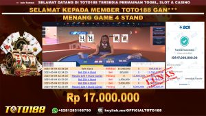 Bukti JP Kemenangan GAME 4 STAND 04 MEI 2025
