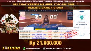 Bukti JP Kemenangan GAME 4 STAND 12 MEI 2025