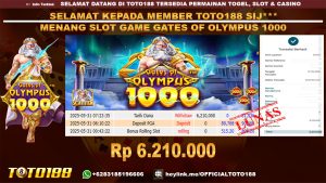 Bukti JP Kemenangan SLOT GAME GATES OF OLYMPUS 1000 31 MEI 25