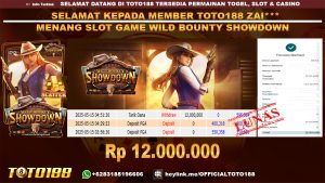 Bukti JP Kemenangan SLOT GAME WILD BOUNTY SHOWDOWN 15 MEI 25