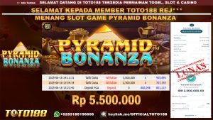Bukti JP Kemenangan SLOT GAME PYRAMID BONANZA 16 JUN 25