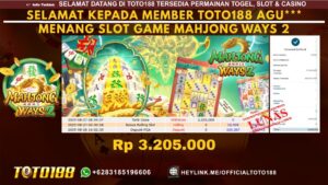 Bukti JP Kemenangan SLOT GAME MAHJONG WAYS 2 27 AGU 25