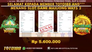 Bukti JP Kemenangan SLOT GAME MAHJONG WAYS2 16 AGU 25