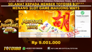 Bukti JP Kemenangan SLOT GAME MAHJONG WAYS 02 SEPT 25