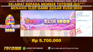 Bukti JP Kemenangan SLOT GAME SUGAR RUSH 1000 01 SEP 25