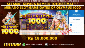 Bukti JP Kemenangan SLOT GAME GATES OF OLYMPUS 1000 14 SEP 25