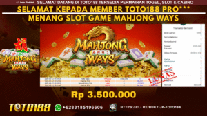 Bukti JP Kemenangan SLOT GAME MAHJONG WAYS 12 SEPT 25