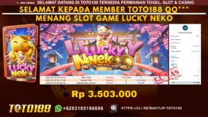 Bukti JP Kemenangan SLOT GAME LUCKY NEKO 24 SEPT 25