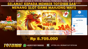 Bukti JP Kemenangan SLOT GAME MAHJONG WAYS 06 SEPT 25